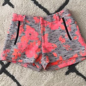 Anthropologie embroidered shorts